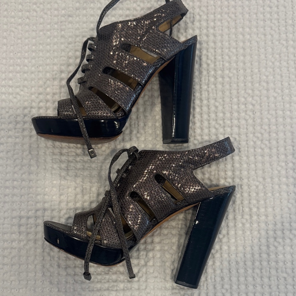 Coach black heels
